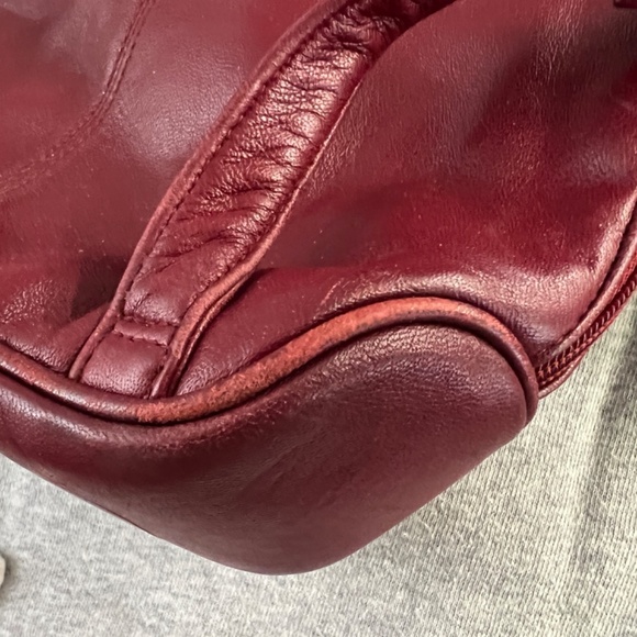 Pelle Studio Wilson\'s Leather Deep Red Backpack Adj. Straps Roomy Interior main image 7